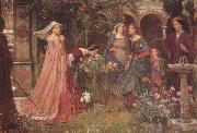 The Enchanted Garden (mk41) John William Waterhouse